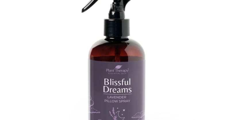 Product page photo of the Plant Therapy Blissful Dreams Lavender Pillow Spray