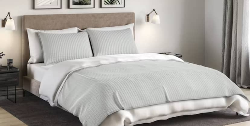Brand product image of Saatva Organic Cotton Channel Quilt