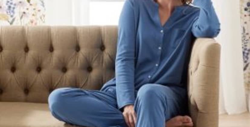 The Company Store Legends Luxury Pima Cotton Women's Pajama Set