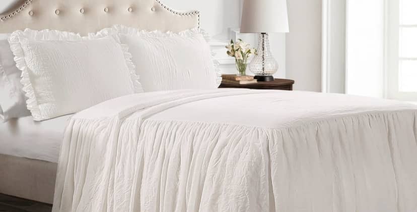 Product image of the Lush Décor Ruffle Skirt 3 Piece Bedspread Set