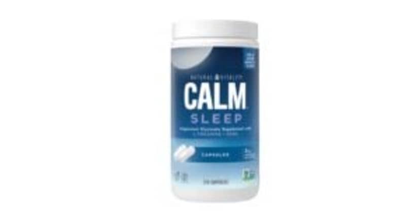 Natural Vitality Calm Sleep Magnesium Glycinate Capsules
