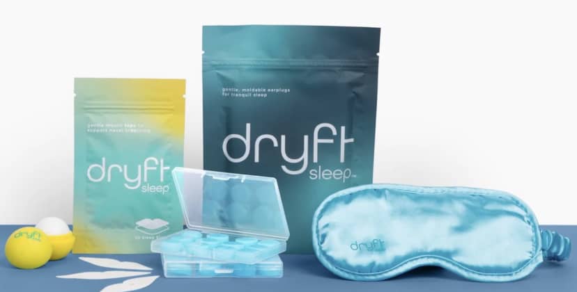 Product page photo of the Dryft Sleep Perfect Sleep Bundle