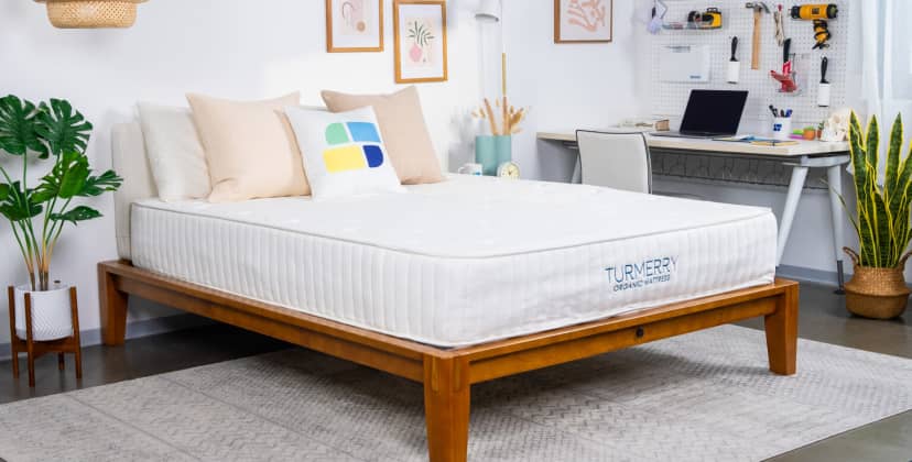 product image of the Turmerry Certified Organic Latex Hybrid Mattress